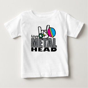 Grafisk utslagsplats för framtida metallhuvud~ t shirt