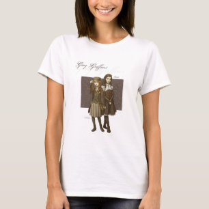 Grafisk utslagsplats för grå färggriper för t-shirt