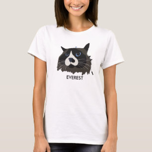 Grafisk utslagsplats "för klättringKatt-mandu" T-shirt