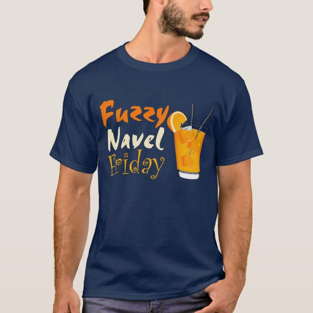 Grafisk utslagsplats för LUDDIG NAVELfredag T-shirt (Framsida)