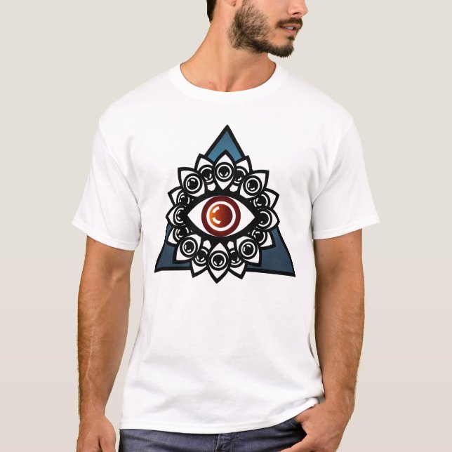Grafisk utslagsplats för Mandala T Shirt (Framsida)