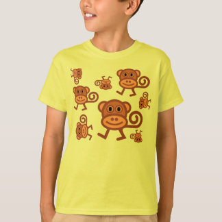 Grafisk utslagsplats för Munky barn T-shirt