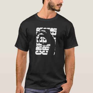 Grafisk utslagsplats för ranka - svart - vid gaGen T-shirt