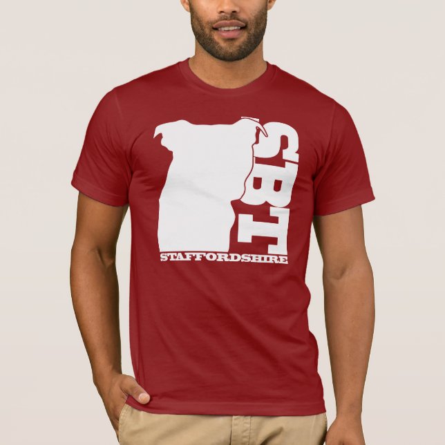 Grafisk utslagsplats för SBT - Staffordshire T-shirt (Framsida)