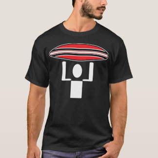 Grafisk utslagsplats för surfarekorsning ~ tee shirt