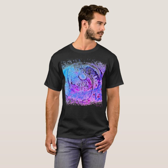 Grafisk utslagsplats för universellt öga tee shirt (Hel framsida)