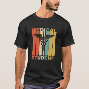 Grafisk vintagemedicinsk fakultetstudent t shirt