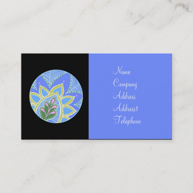 Grafisk visitkort (Framsida)