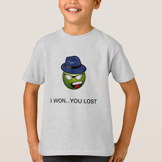 Grafiska Barcalis - jag segrade… dig förlorade Tee Shirt (Framsida)