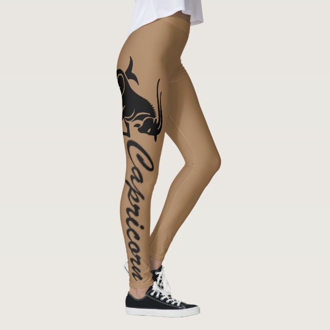 GRAFISKA BLACK- OCH KAPRIKORN-LAGER LEGGINGS (Höger)