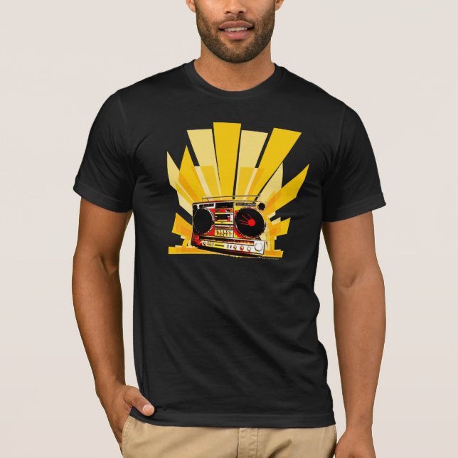 Grafiska Boombox T-shirt (Framsida)