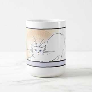 Grafiska designhistoriemuggar: nouveau kaffemugg