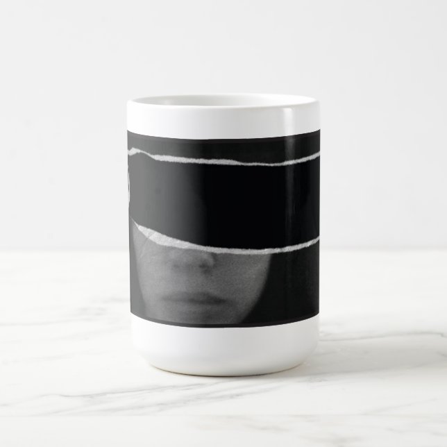 Grafiska designhistoriemuggar: postmodernism kaffemugg (Center)