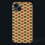 Grafiska diamanter Mönster Red på alla Färg<br><div class="desc">Mönster av geometriska ikoner som liknar diamanter. Färg är rött och brunt - elegant och blankt! Den fasta bakgrunden färg kan justeras för att skapa alla nya effekter!</div>