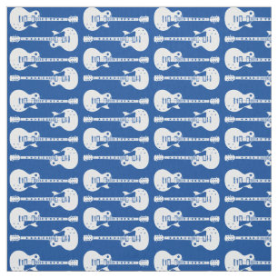 Grafiska elektriska gitarrer tyg