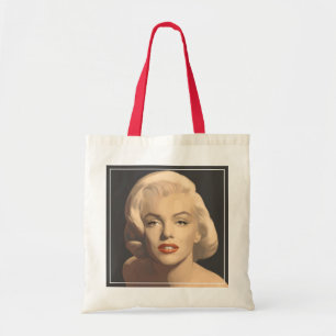 Grafiska gråa Marilyn Tygkasse