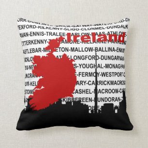 Grafiska Irland kudder Kudde