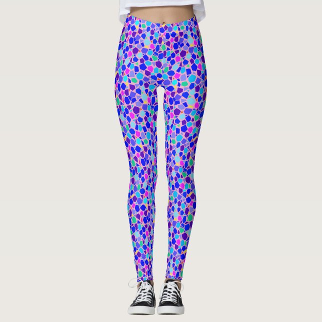 Grafiska juveler leggings (Framsida)