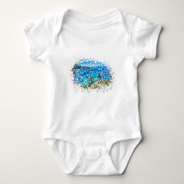 Grafiska Lake Tahoe T-shirt (Framsida)