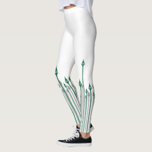 Grafiska lodrätpilar för pil   leggings