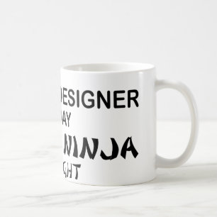 Grafiska märkes- dödliga Ninja Kaffemugg