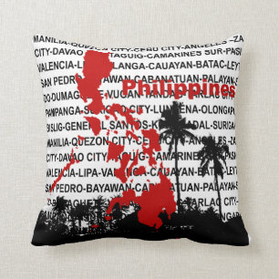Grafiska Philippines kudder Kudde