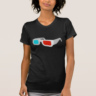Grafiska Retro exponeringsglas 3D T-shirt