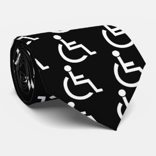 Grafiska rörelsehindrada personer slips