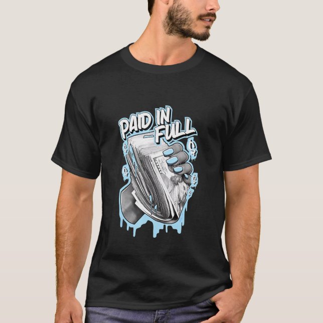 Grafiska t-shirts Paid In Full Sneaker Match 4 Uni (Framsida)