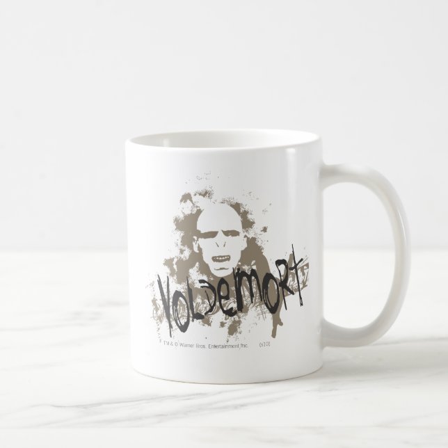 Grafiska Voldemort mörka konster Kaffemugg (Höger)