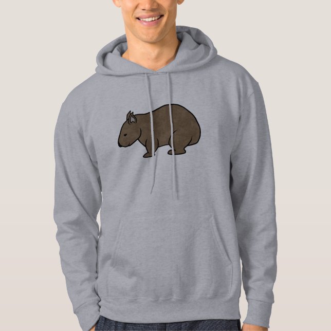 Grafiska Wombat Munkjacka (Framsida)
