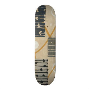 Grafiskt belägger med tegel skateboard bräda 20,5 cm