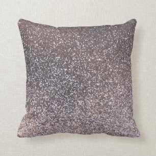 Grafiskt Fauxsilverglitter Kudde