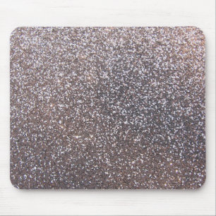 Grafiskt Fauxsilverglitter Musmatta