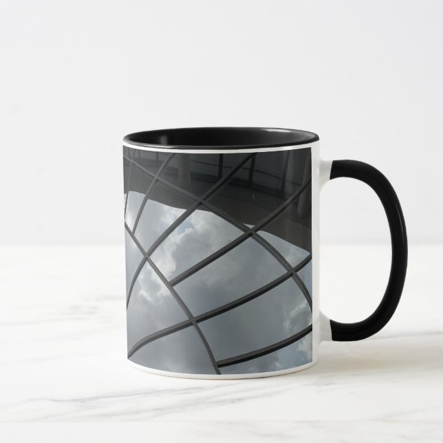 Grafiskt fönsterreflektionsmugg  mugg (Höger)