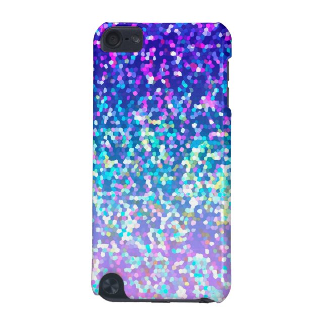 grafiskt glitter för iPod handlag 5g iPod Touch 5G Fodral (Baksidan)