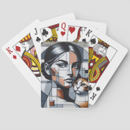 Grafiti Cat Dam Poker-kort Casinokort