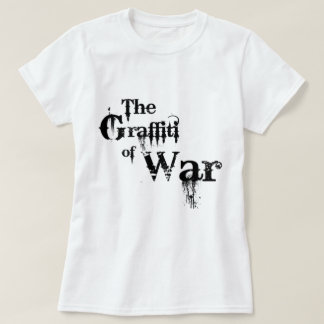Grafitti av kriglogotypdräkt t shirt