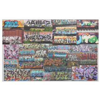 Grafitti bombarderar tyg