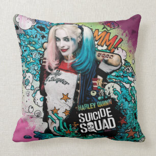 Grafitti för tecken för självmordSquad Harley Kudde