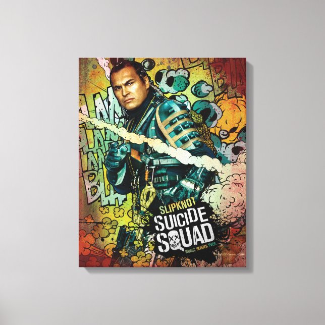 Grafitti för tecken för självmordSquad | Slipknot Canvastryck (Framsida)