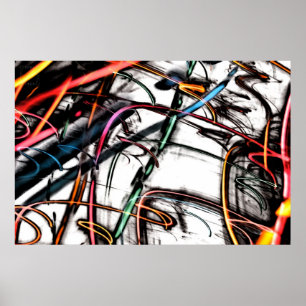 GRAFITTI - Franklin konster Poster