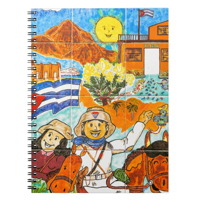 Grafitti i Havana, Kuba Anteckningsbok (Framsidan)