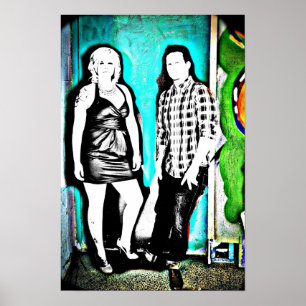 Grafitti kopplar ihop poster