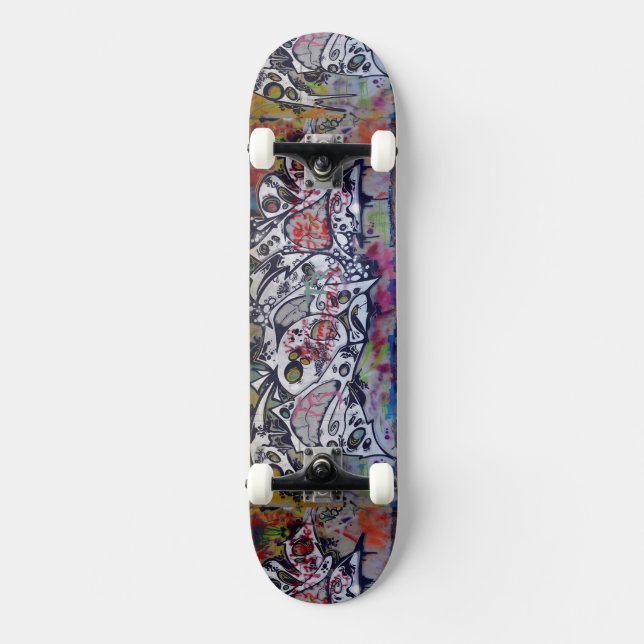 Grafitti Mini Skateboard Bräda 18,5 Cm (Framsida)