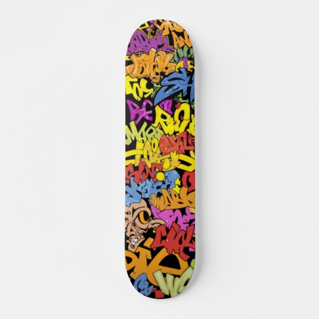Grafitti Mini Skateboard Bräda 18,7 Cm (Framsida)