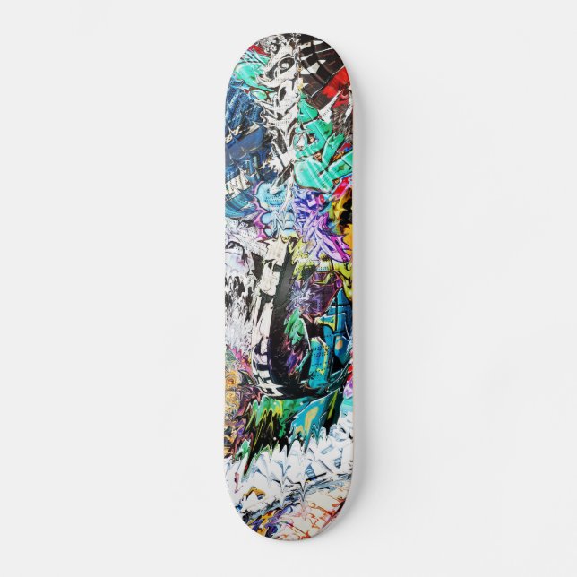 Grafitti mosar mini skateboard bräda 18,5 cm (Framsida)