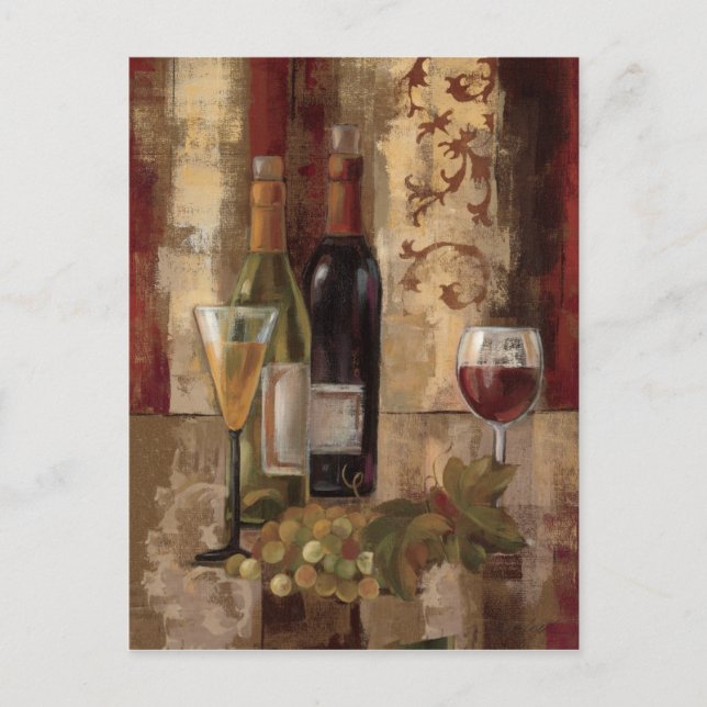 Grafitti och vin vykort (Framsida)