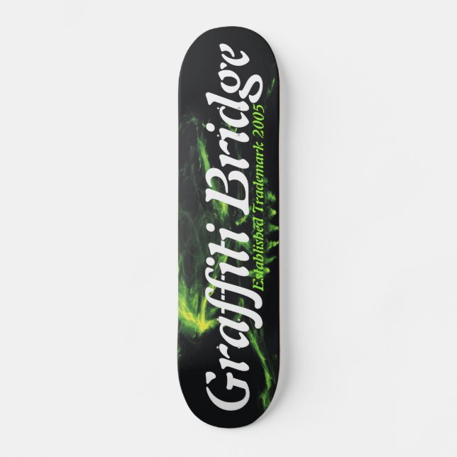 Grafitti överbryggar skateboarden mini skateboard bräda 18,5 cm (Framsida)