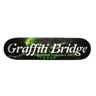 Grafitti överbryggar skateboarden mini skateboard bräda 18,5 cm